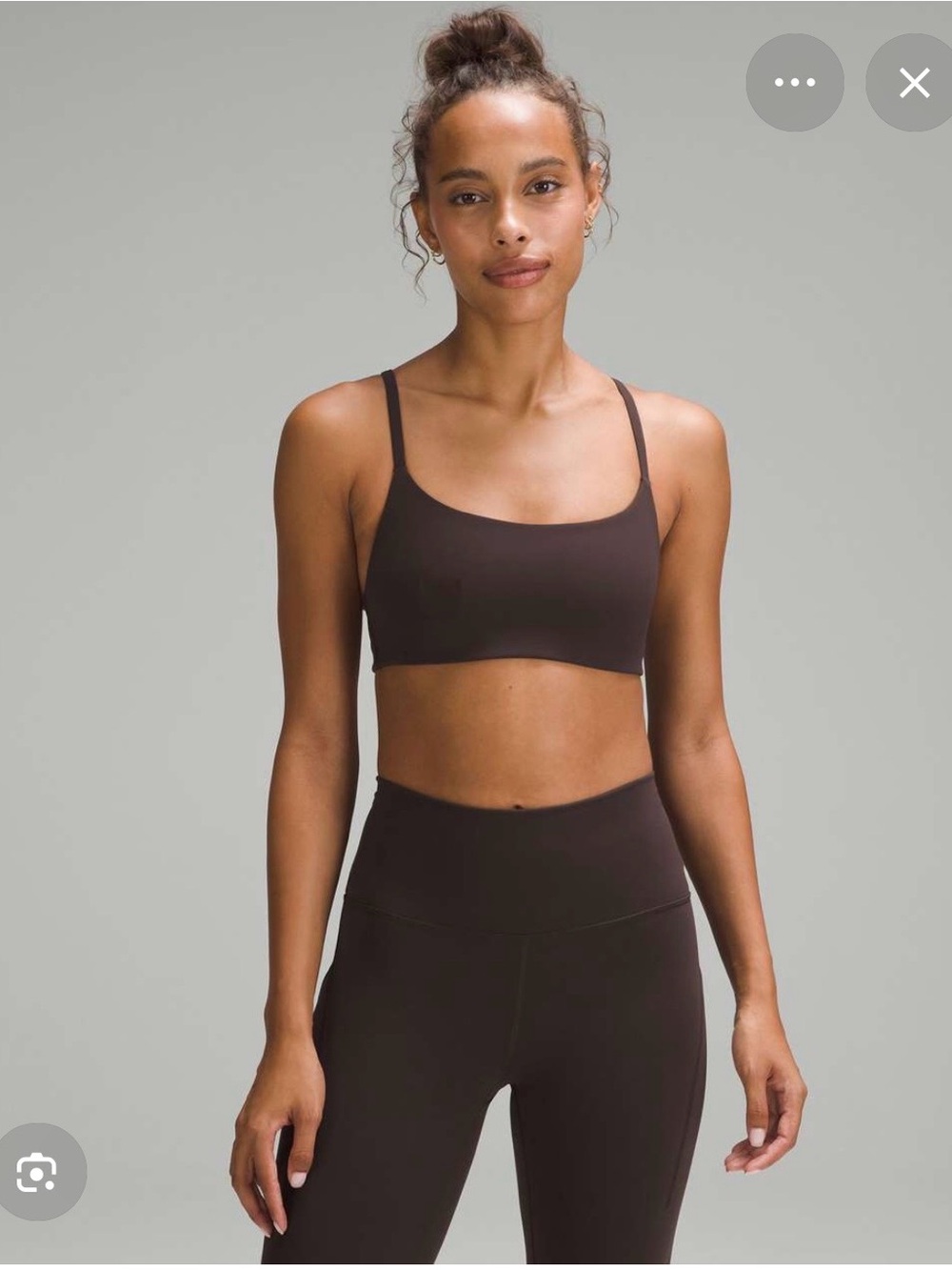 Lululemon Wunder train Leggings HR 25” and Strappy Bra Set Size 6